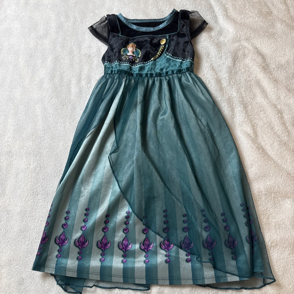 Disney Frozen 2 Anna Coronation Dress Costume Girls 3T Princess Dress Up